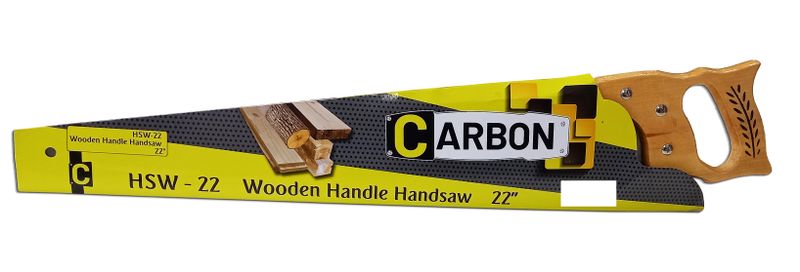Carbon 22" Wooden Handle Handsaw - HSW - 22