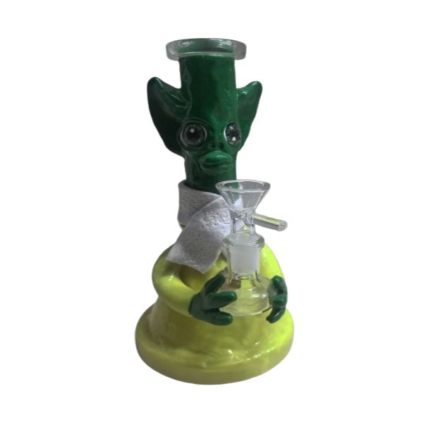 Aura Mini Percolator Wizard Clay Beaker Bong