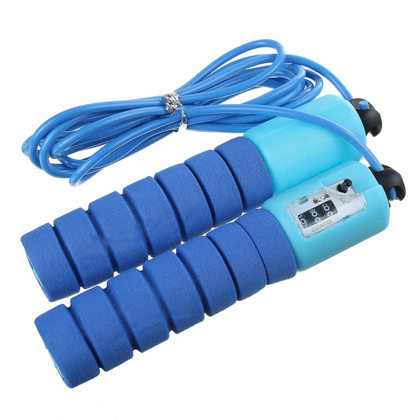 Ten Tech Digital Skipping Rope Adjustable Speed With Counter - Green