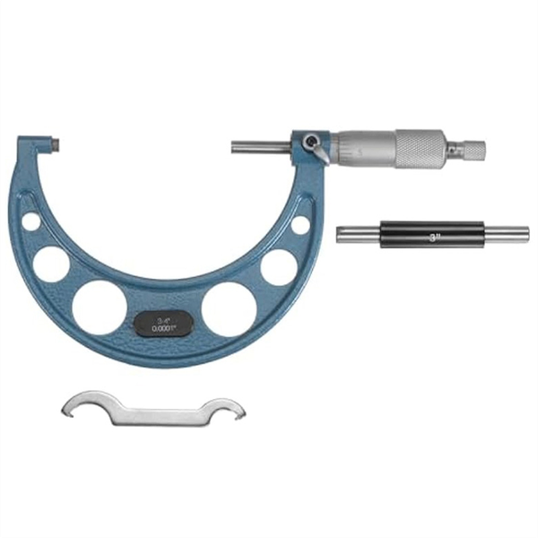 3-4 Inch Machinist Micrometer 0 0001 Inch Graduation Micrometer Set