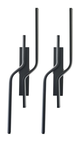 Teempeest Elegant LED Multi Colour 4 Light Wall Fixture - 2 Pack