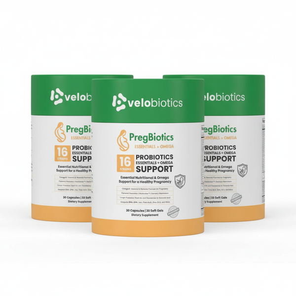 PregBiotics Essentials + Omega 90 Days Supply (3 x 60 Caps)