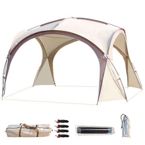 Zipper Dome Canopy Tent Waterproof Outdoor Vault Tent for Many People