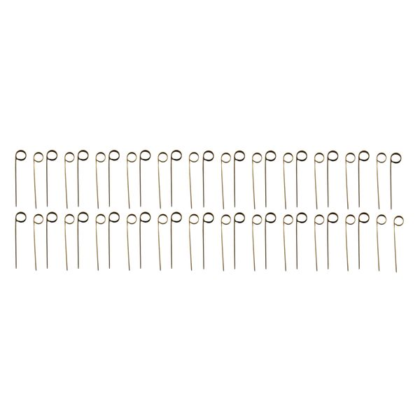 Regent Disposable Bamboo Food Picks Ring Design In Black &amp; Natural 50Pcs
