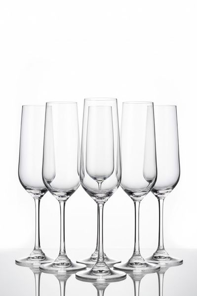 Crane Crystal Crane Champagne Flute 220ml - Set of 6