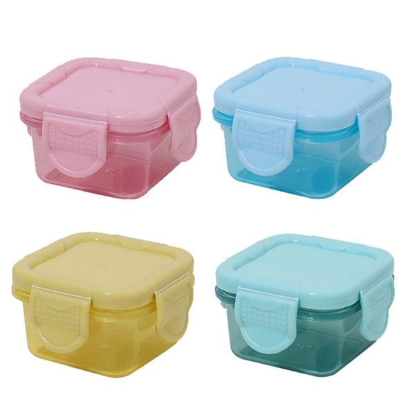 4 Pieces Transparent Good Sealing Buckle Lid Storage Box