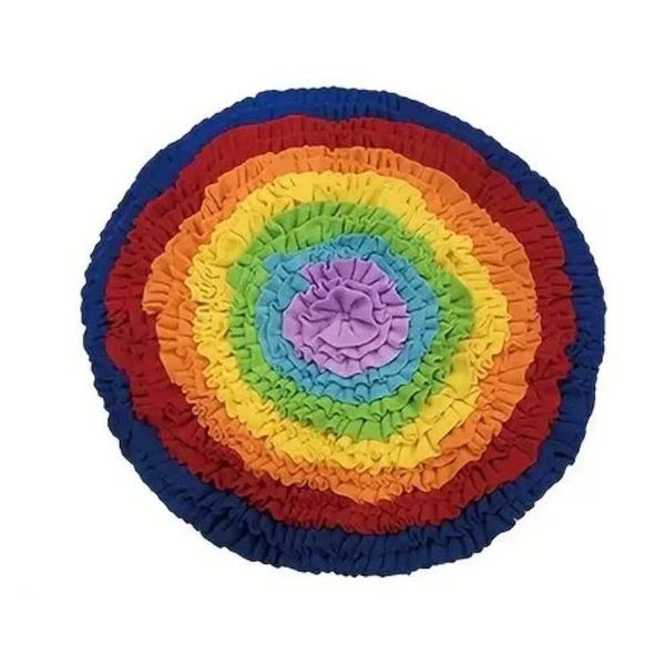 Pet Dog Rainbow Snuffle Mat Nose Smell Training Sniffing Pad