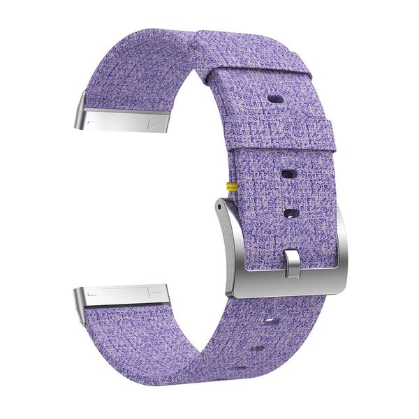 Purple BIA Woven Nylon Band for Fitbit Versa 3 / Sense (Size: M/L)