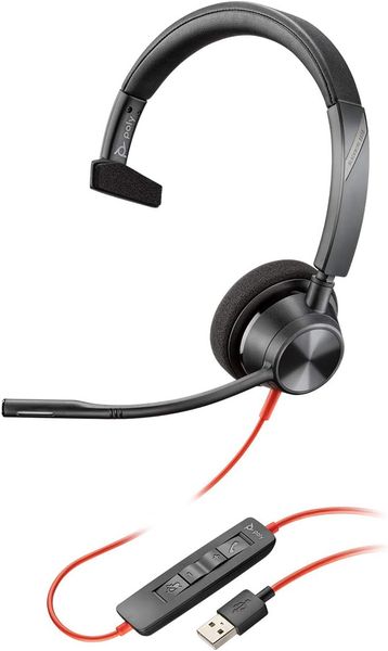Plantronics Poly Blackwire 3310 Wired USB Headset