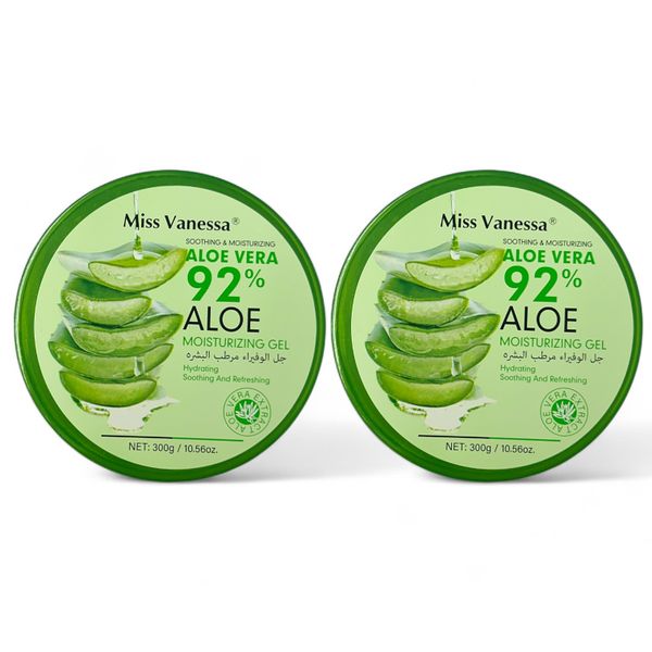 Pack of 2 - Miss Vanessa Aloe Vera Soothing Moisturizing Gel 300g