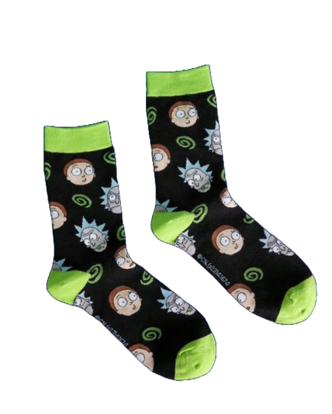 Rick &amp; Morty Crew Socks - 1 Pair