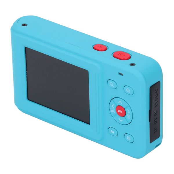 Dual Screen Camera 72MP, 2.5K, 16X Zoom, AF, For Graduations, Blue