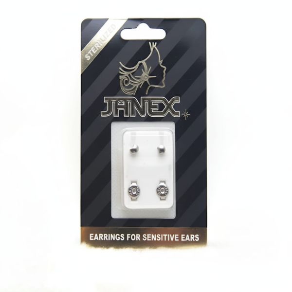 Tiny Kids Gold Plated Stud Earrings SILVER STUD 230022