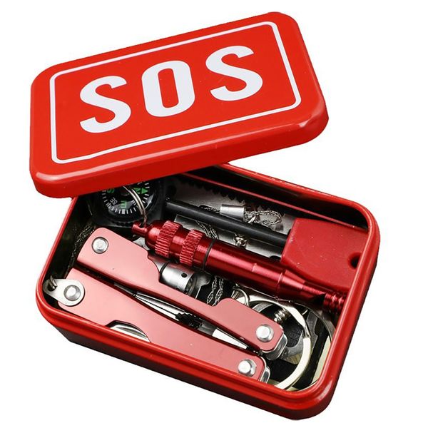 Outdoor Survival SOS Emergency Tool Kit