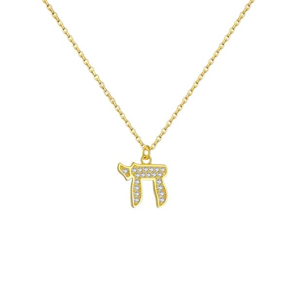 Vixen Silver Chai Pendant Necklace