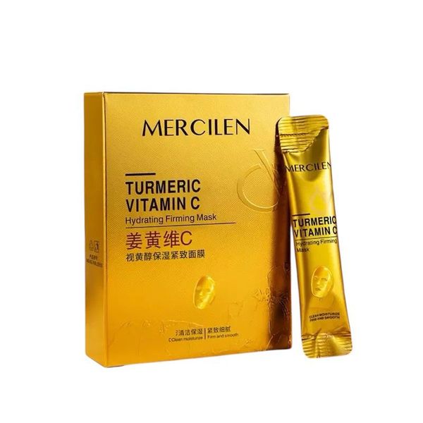 MERCILEN Turmeric Retinol Vitamin C Moisturising Face Mask 10s