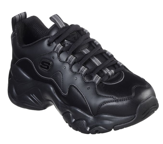 Skechers - D-Lites 3.0 - Black-Black