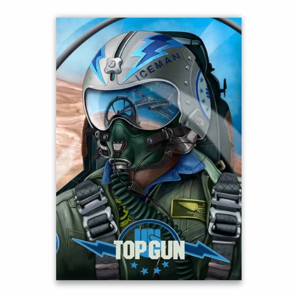 Top Gun Animated Poster - A1