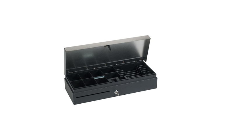 Maken FT-460S Flip Top Cash Drawer - Black