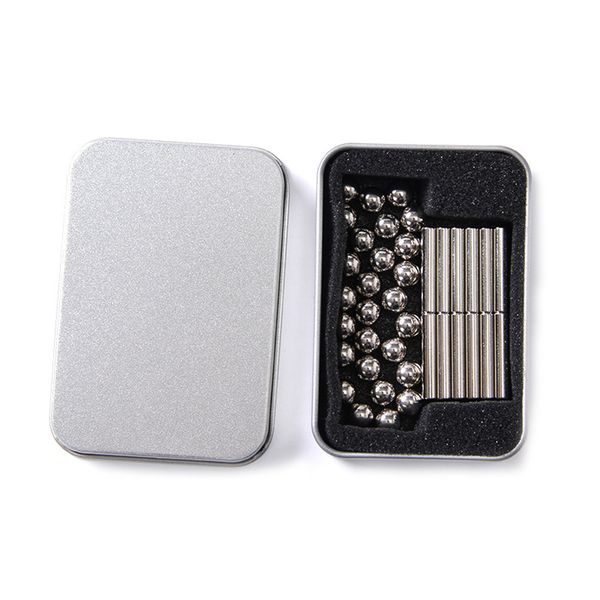 Magnetic Building Blocks Set - Silver