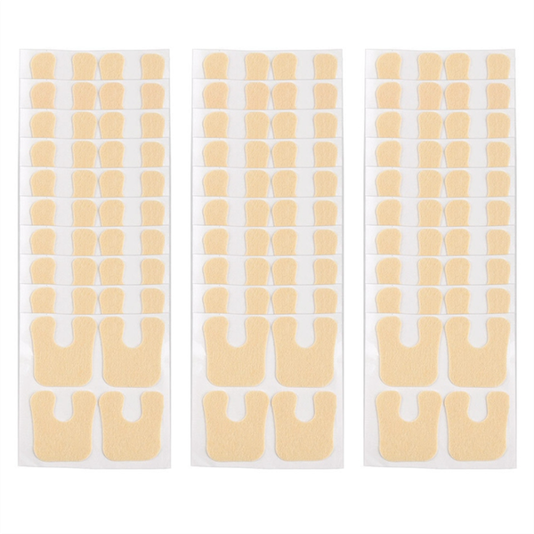 120 Pcs U Shaped Felt Callus Pads Metatarsal Pads Foot Pads