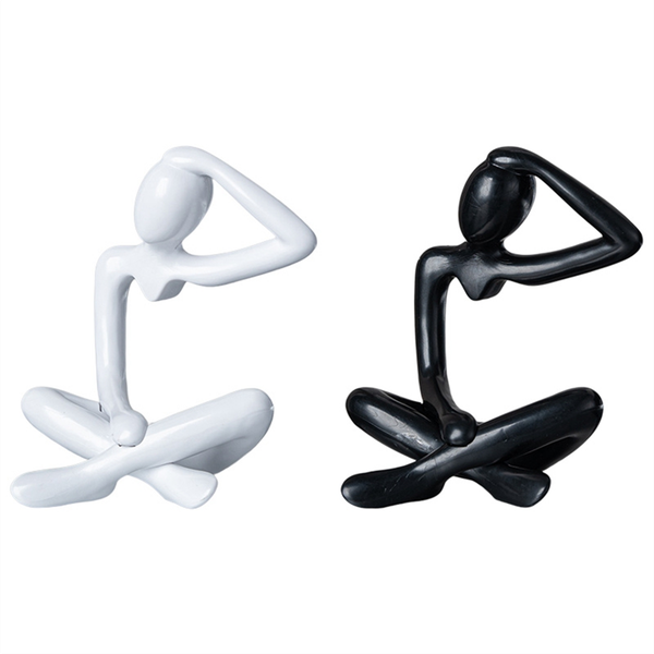 Nordic Abstract Statue Abstract Figure Sculpture Small Ornaments C