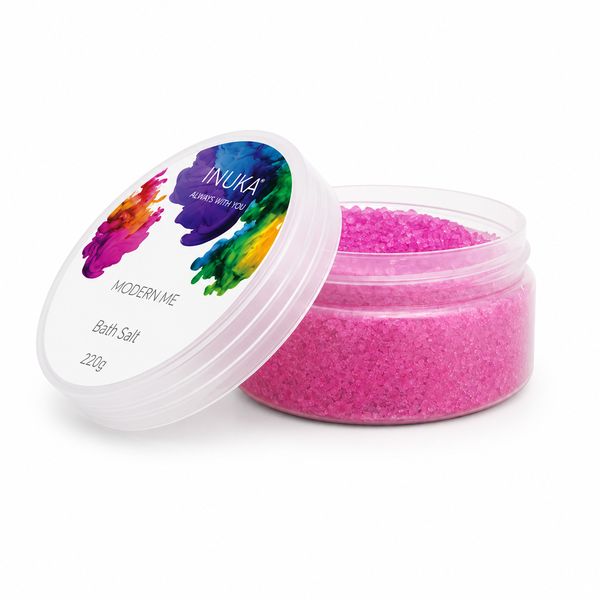220g Inuka Modern Me Bath Salt - Pink for Her