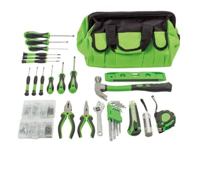 La Fermete Greenline Plier Srewdriver Set In A Zip Up Tool Bag - 756 Pieces