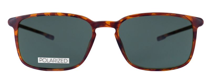 Polarised Moleskine Rectangular Sunglasses Model 7004