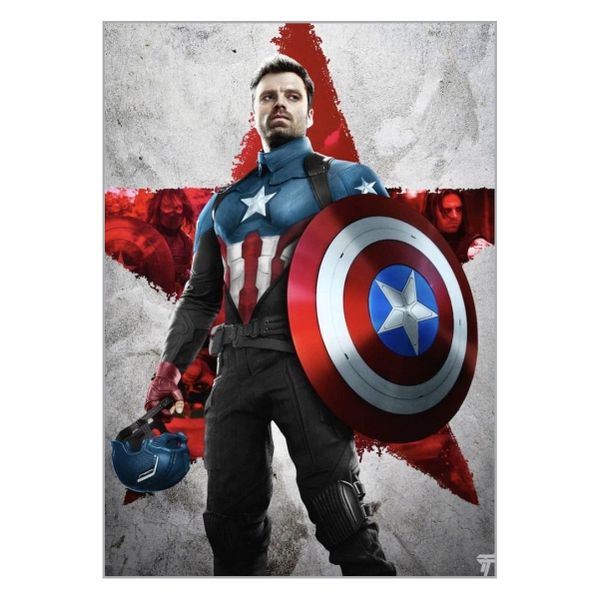 Captain America Bucky Barnes Poster - A1