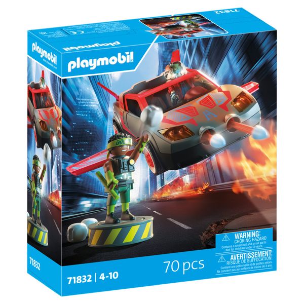 Playmobil Heroes - Hero with Vehicle (70 Pieces)