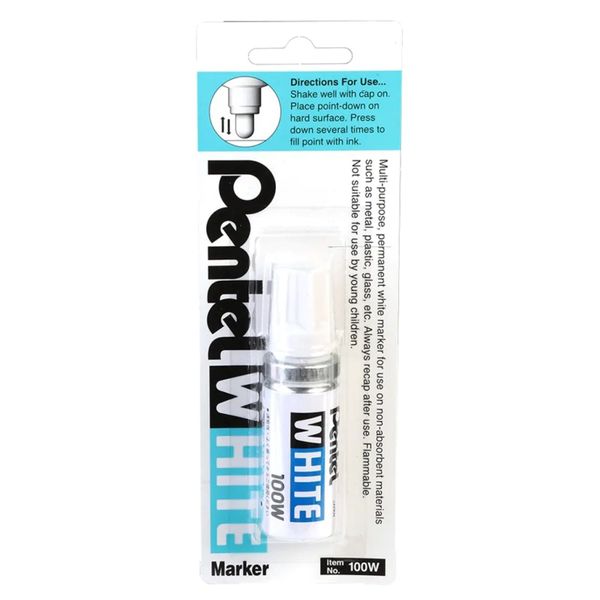 Pentel paint marker broad point single X-100-W (Per 1)