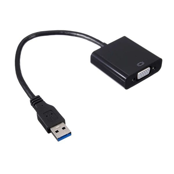 Incredible USB 3.0 Male to 15 Pin Connector VGA Female Adapter Cable ZYF