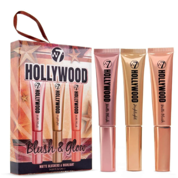 W7 Gift Set - Hollywood Blush and Glow `25