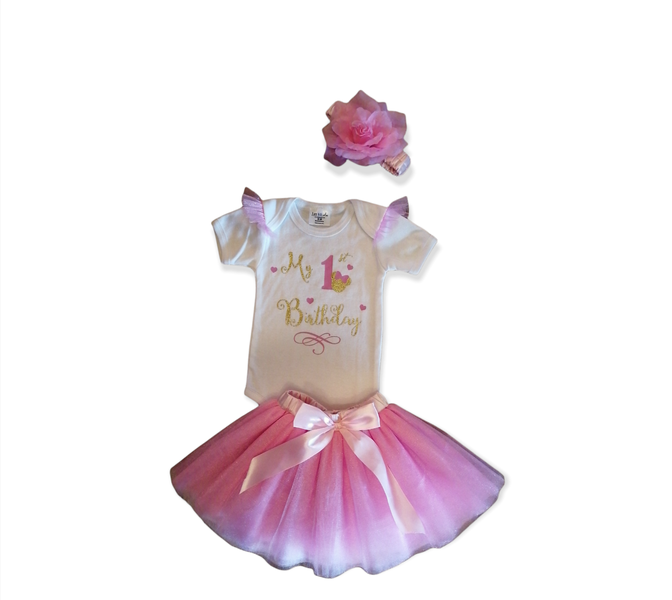 Little Leila - My 1st Birthday Outfit - Minnie