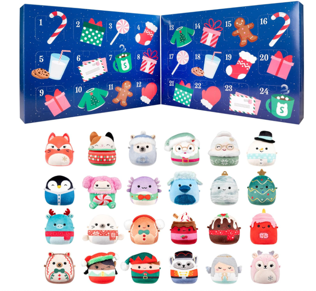 Holiday Plush Games Original 24-Day Holiday Plush Advent Calendar