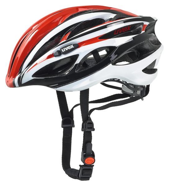 uvex Race 1 Red White Cycling Helmet 51-55cm - M/L