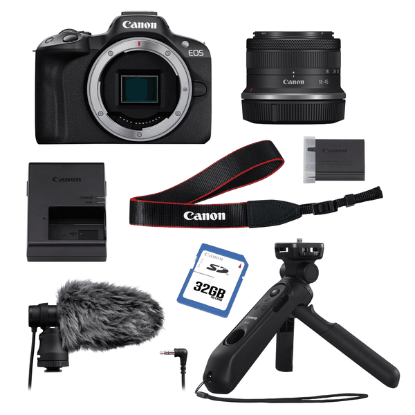 Canon EOS R50 Mirrorless Camera Creator Kit