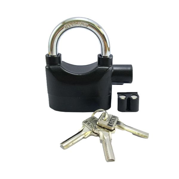Lock for Motorcycles with a Vibration Alarm Sensor System 110dba