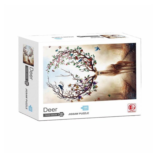 Pack Of 1000 Deer Jigsaw Puzzle Game