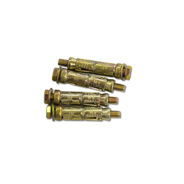RCT Set of 4 Rawl Bolts - M6 x 50mm