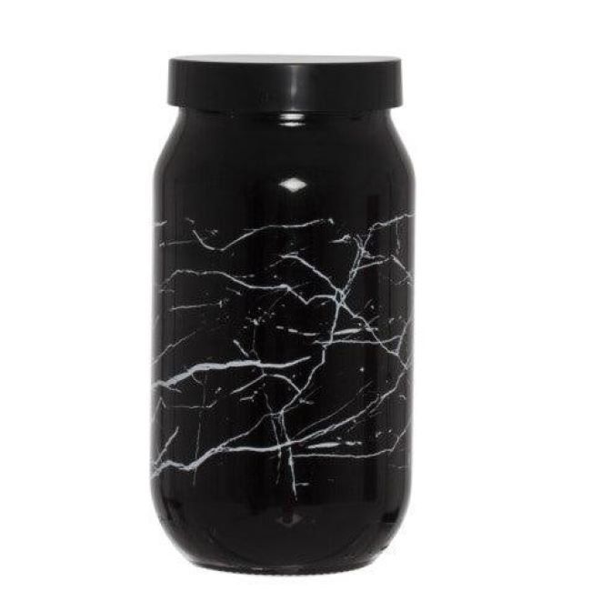 Bathroom Canisters Black