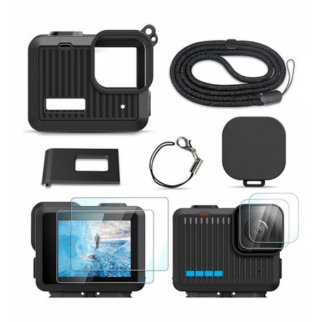 Silicone Case Accessories Set, Compatible With Go Pro Hero 4K Action Camera Image