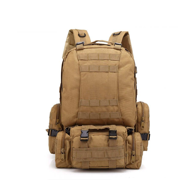 Outdoor Military Tactical Backpack - Khaki