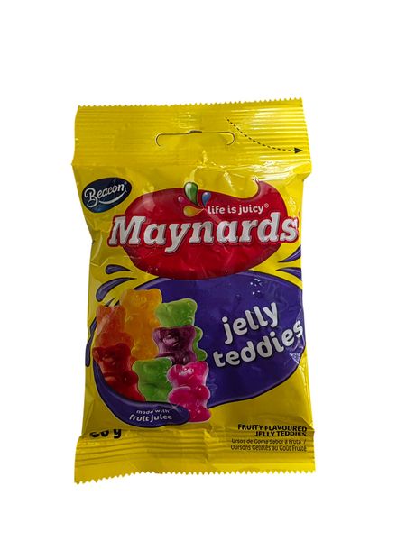 Beacon Maynards Jelly Teddies 60g Pack of 24 Units Sweets