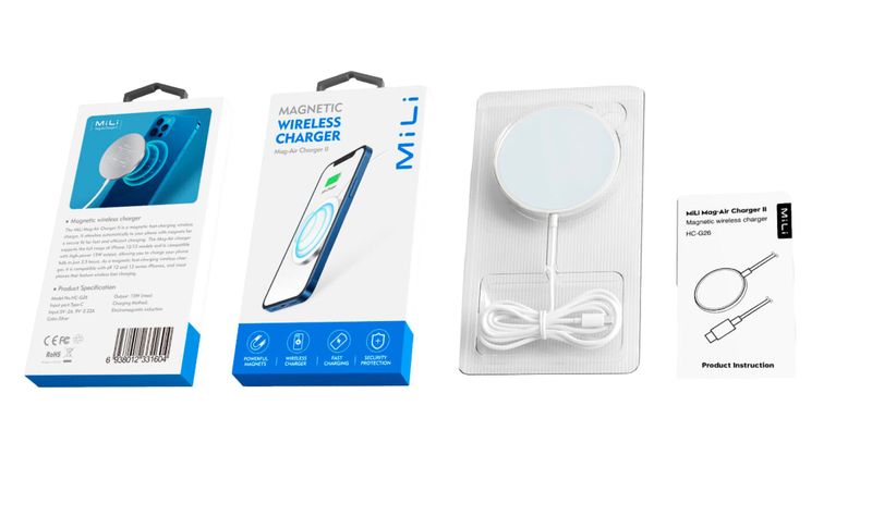 Wireless Mili Mag-Air Fast Charger