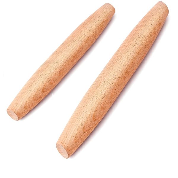 Wooden Rolling Pin Set of 2