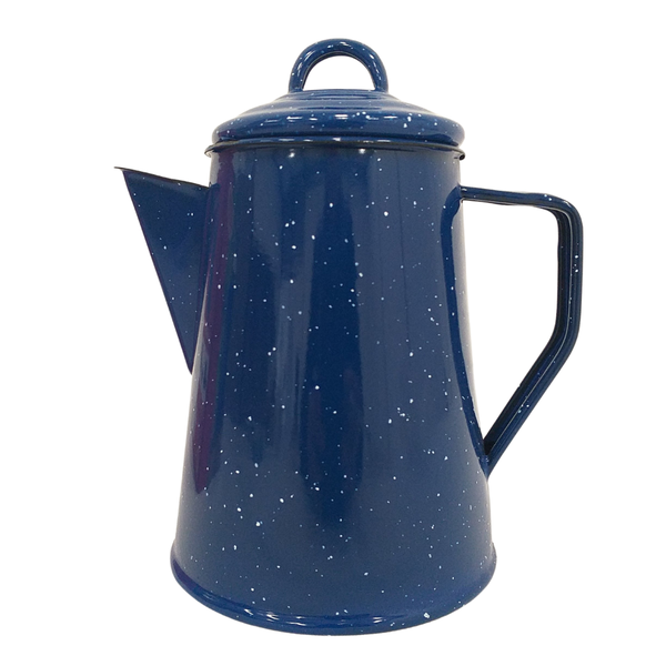 LK's Coffee Pot - 1.2L - Blue Enamel