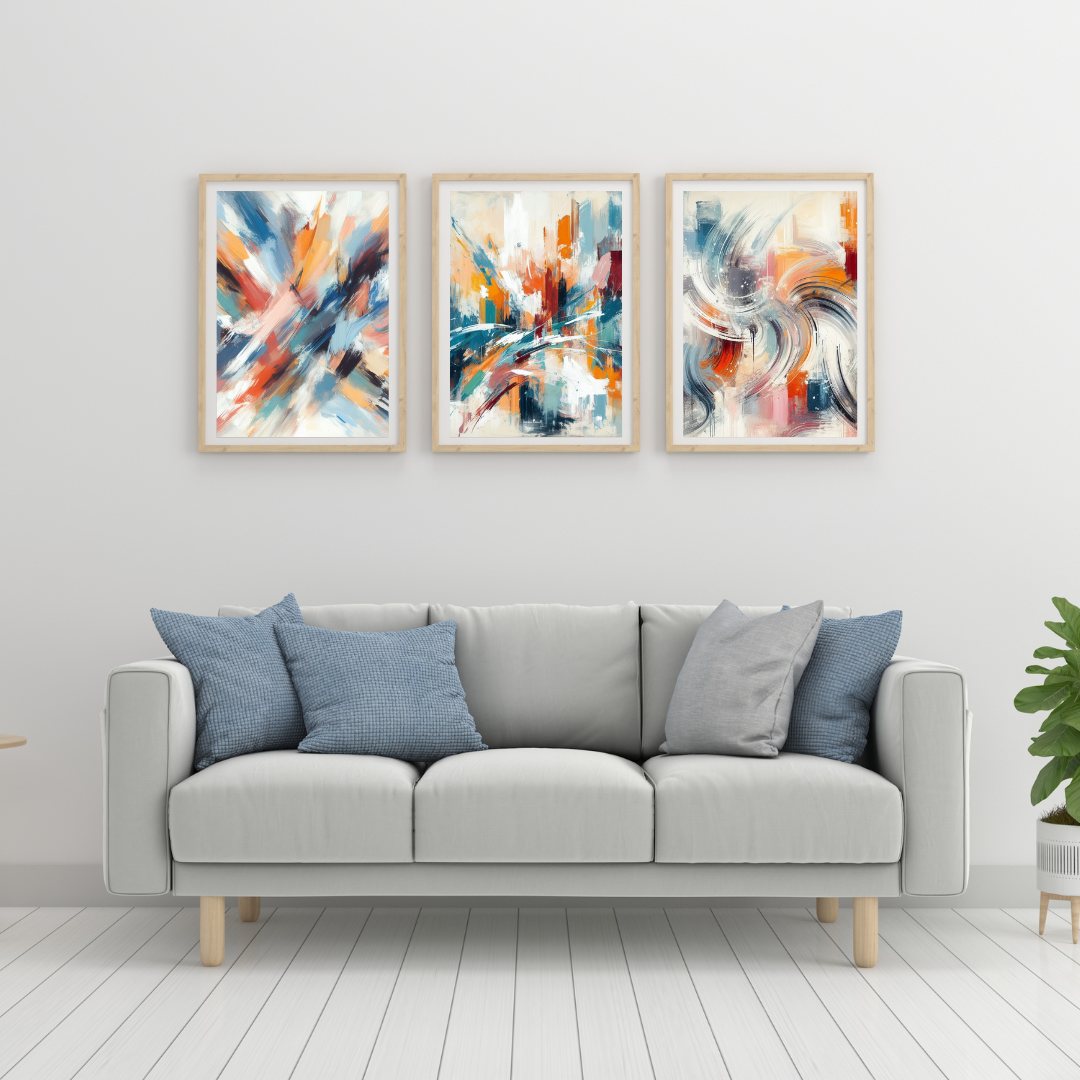 Multicolor Wall Art - 3 Set