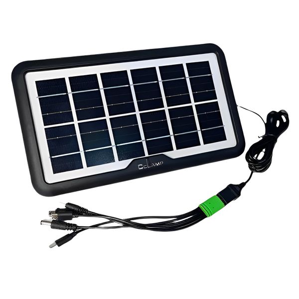 Portable Solar panel Charger 3.8W 6V CCLamp CL-638wp